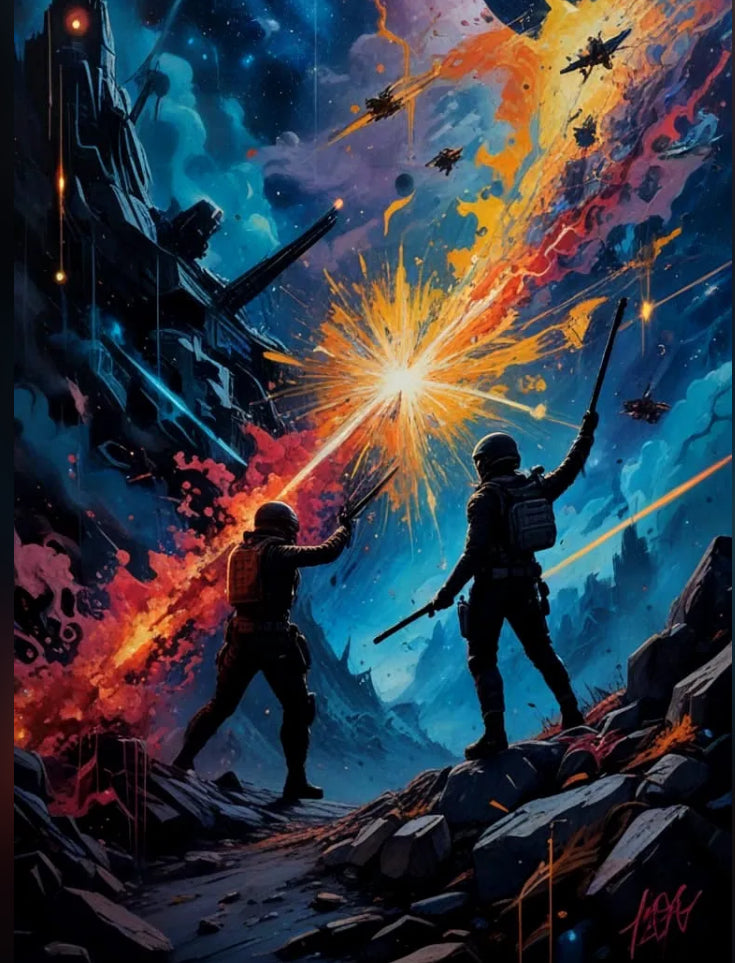 Epic space battle - Colony Commander