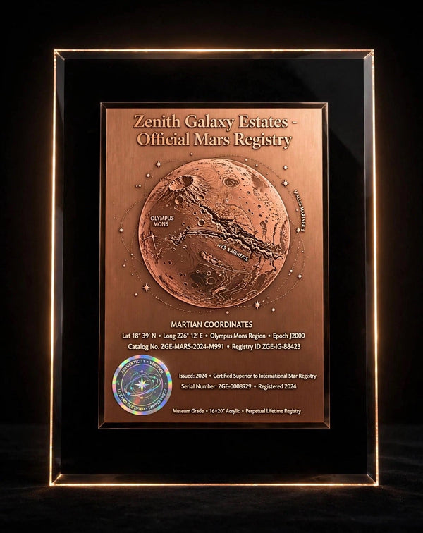 Martian Territory Plaque™ — 16×20