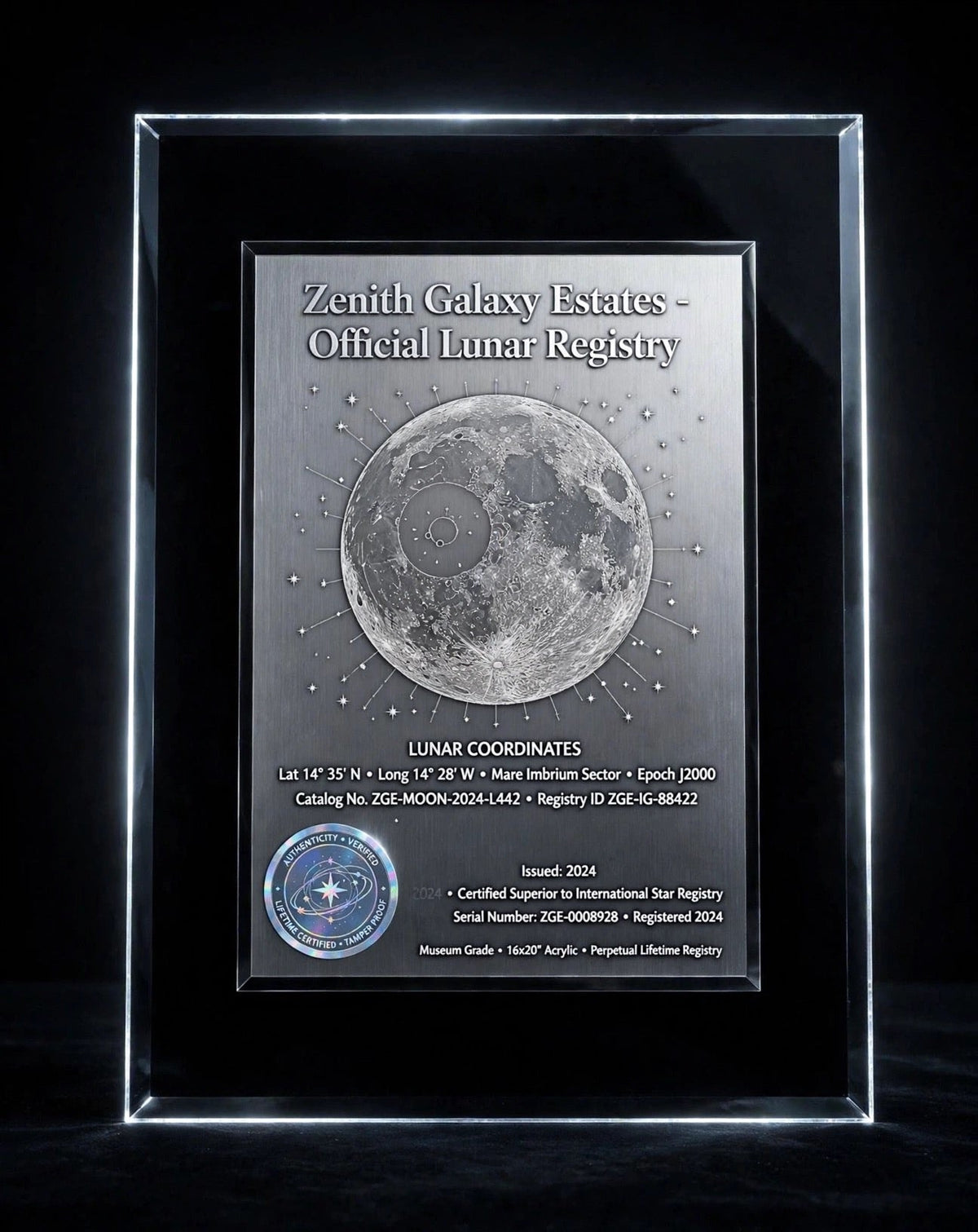 The Cosmic Wall Collection - three plaques Moon Mars Star