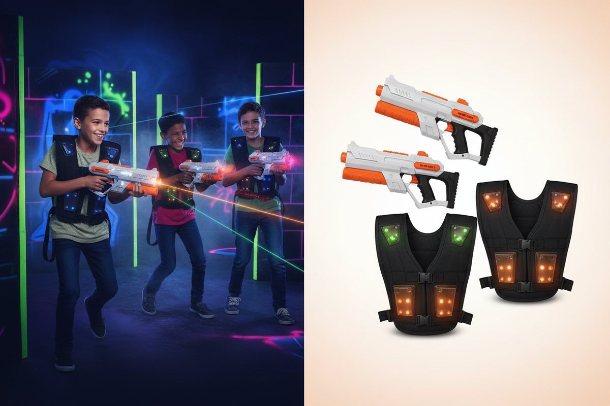 Laser Tag Split Card